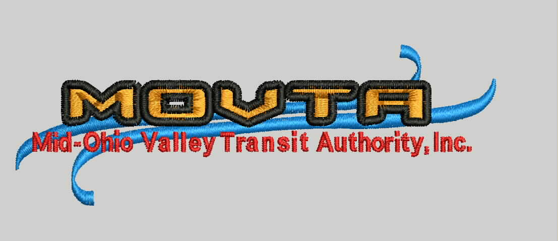 Custom embroidered MOVTA logo