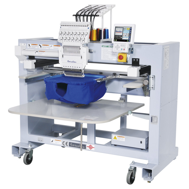 Our Barudan embroidery machine